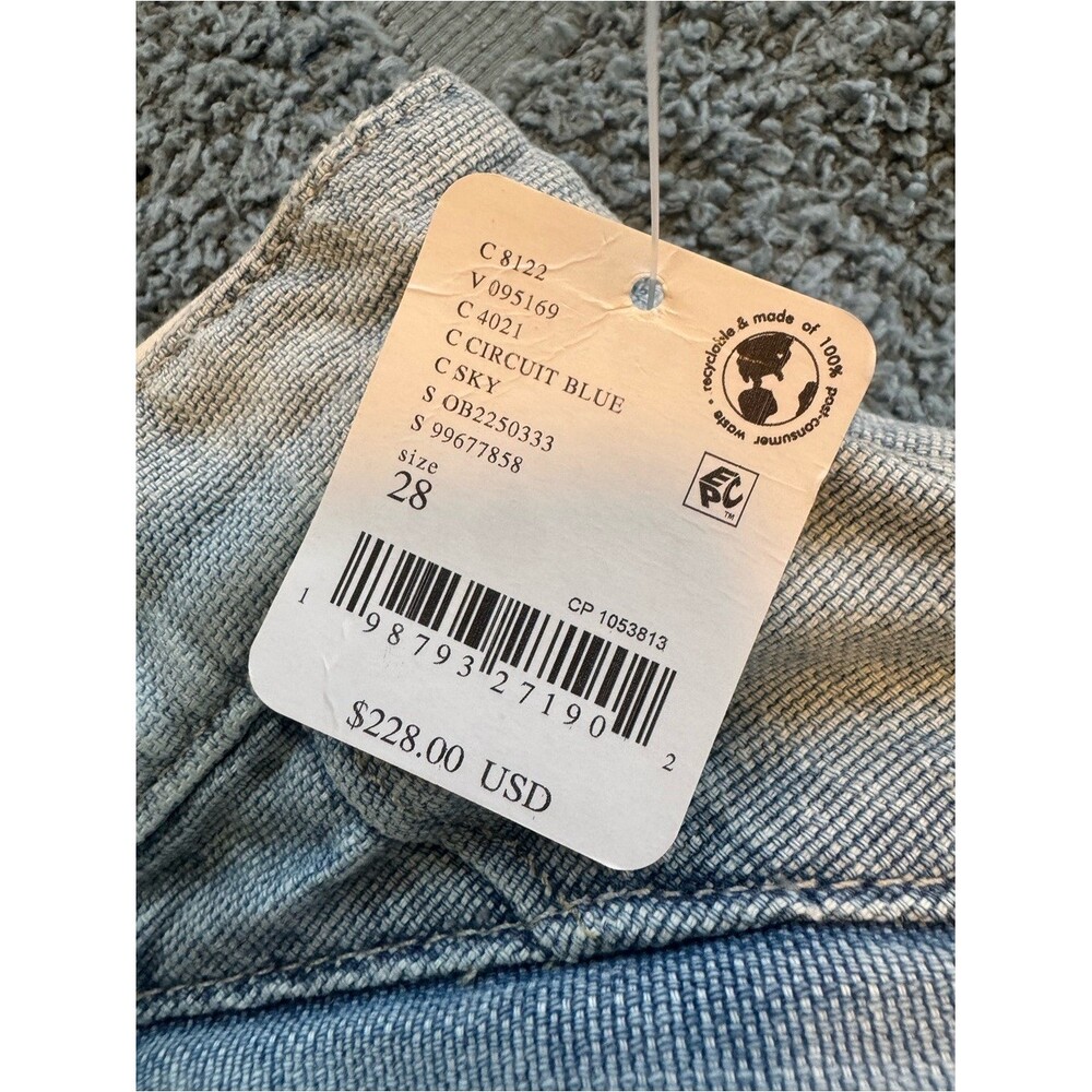 We The Free Trailblazer Convertible Zip Jeans in light denim NWT - Picture 11 of 11